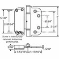 Strybuc Adjustable Set Hinge 56-224AB